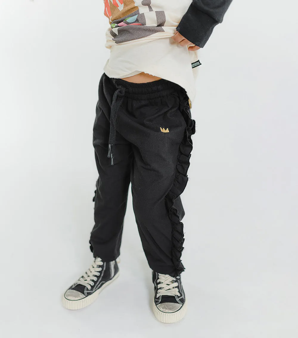 airy ruffled pants