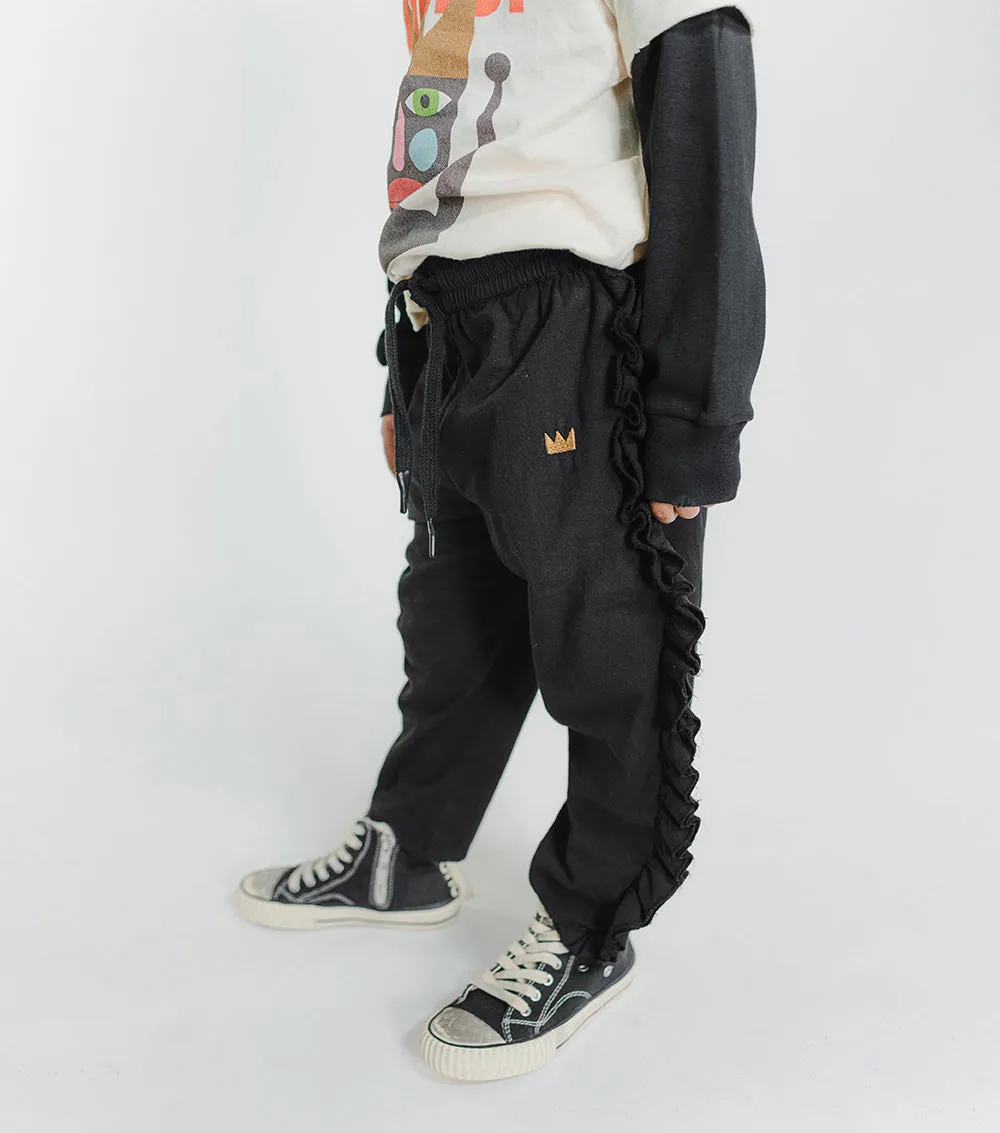 airy ruffled pants