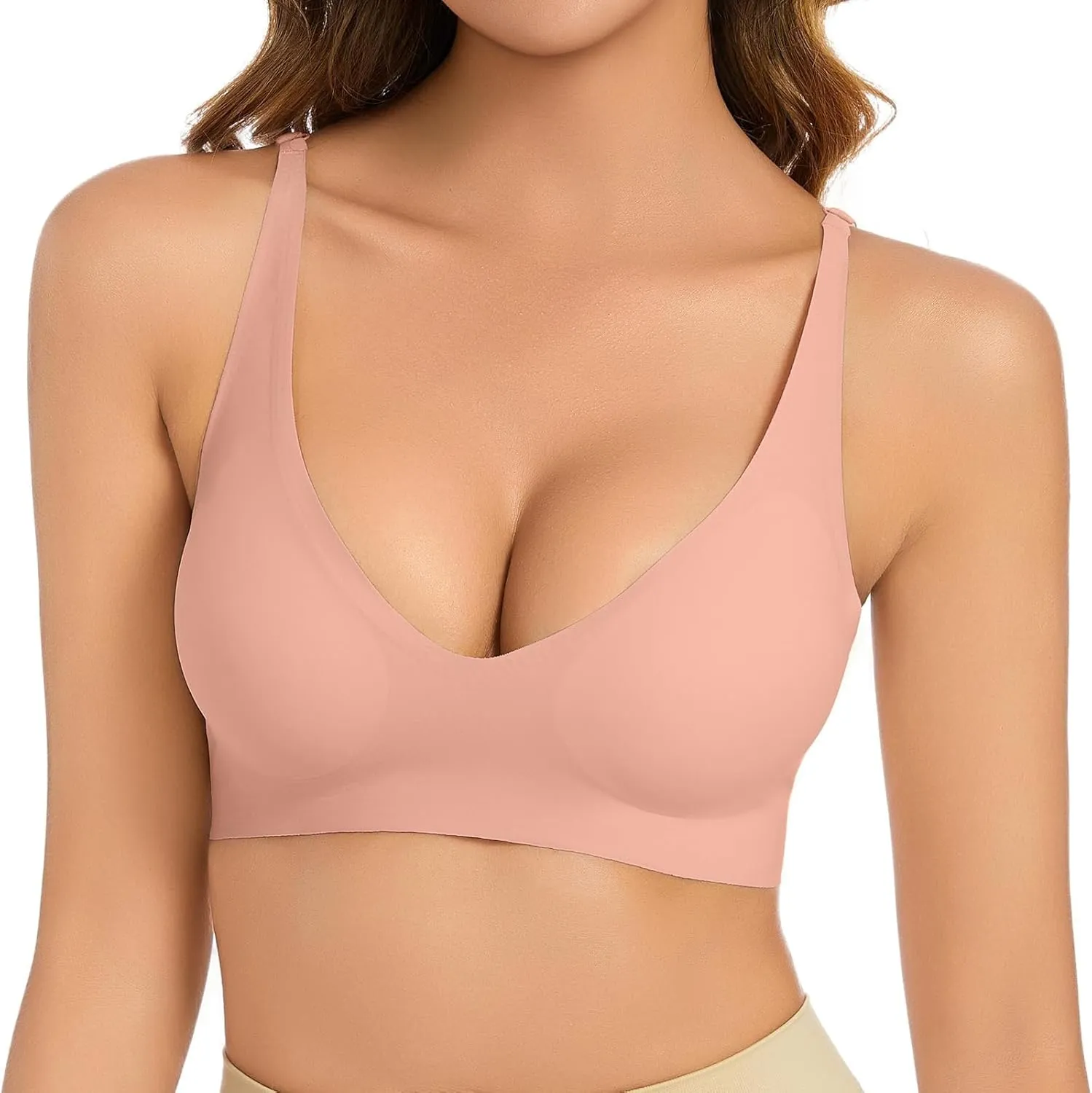 Bra for Women Wireless Bras Workout Fitness Everyday Bras Padded Comfortable Bra