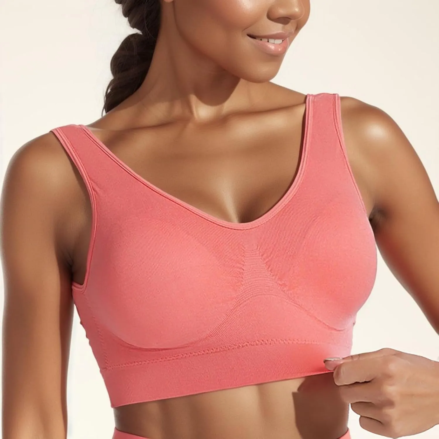 Bras for Women Wireless Bras High Support Everyday Bra Padded Breathable Bra Bralettes