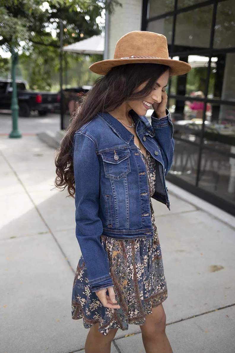 Cassidy Dark Wash Denim Jean Jacket