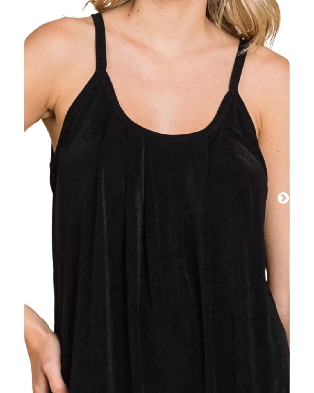 Chasing Love Tank in Black