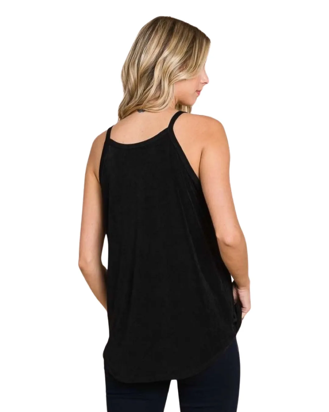 Chasing Love Tank in Black