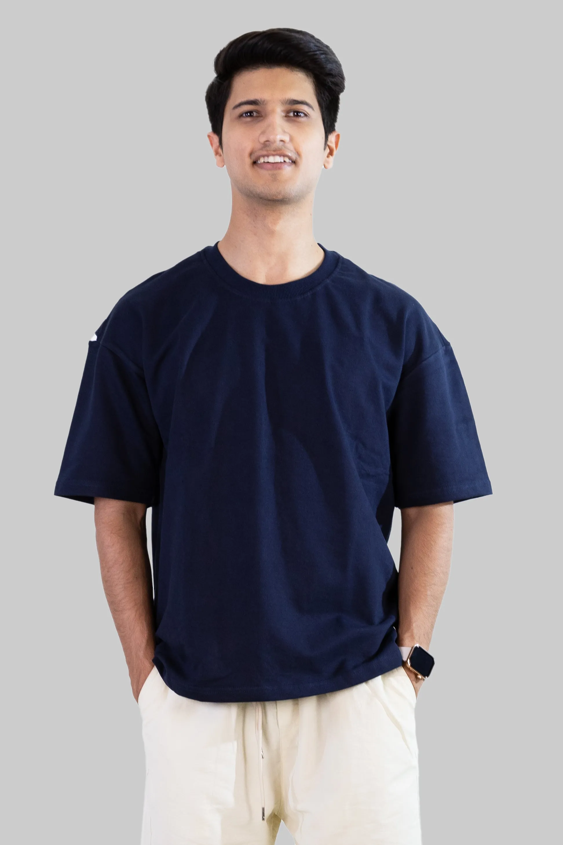 Clickin Simpson Drop Tee - Dark Blue