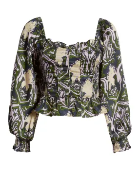 Dakota Blouse (Casablanca Print)