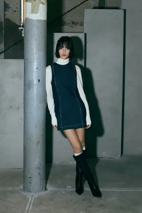 DENIM MINI DRESS