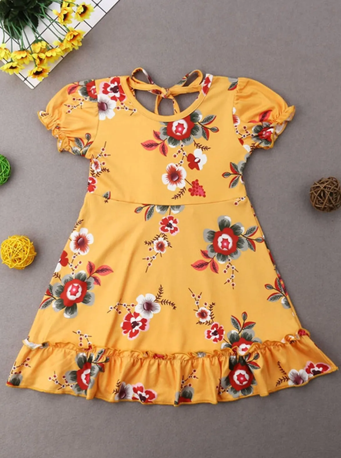 Growing On Me Boho Ruffle Dress