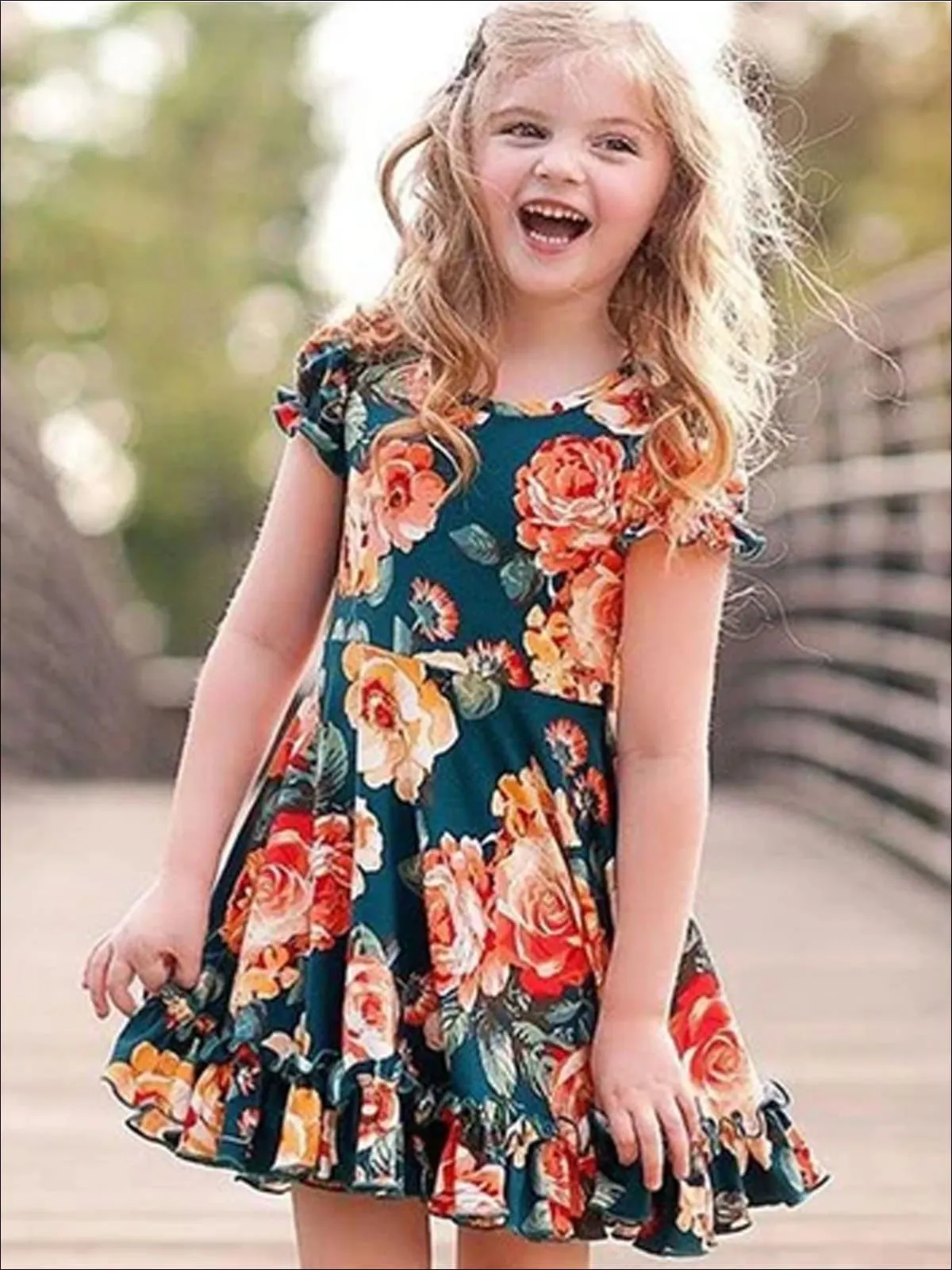 Growing On Me Boho Ruffle Dress