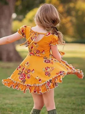 Growing On Me Boho Ruffle Dress