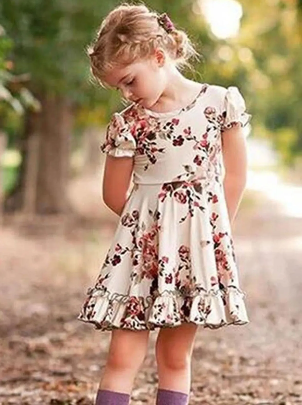 Growing On Me Boho Ruffle Dress