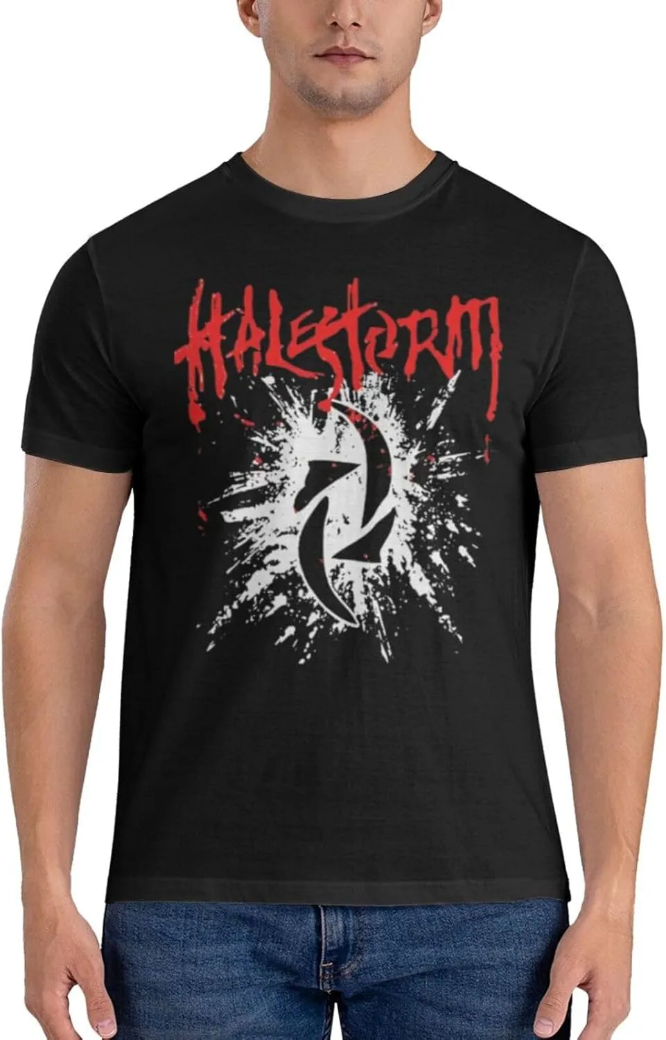 Halestorms T Shirt Men's Cotton Breathable Short Sleeve O-Neck Shirts