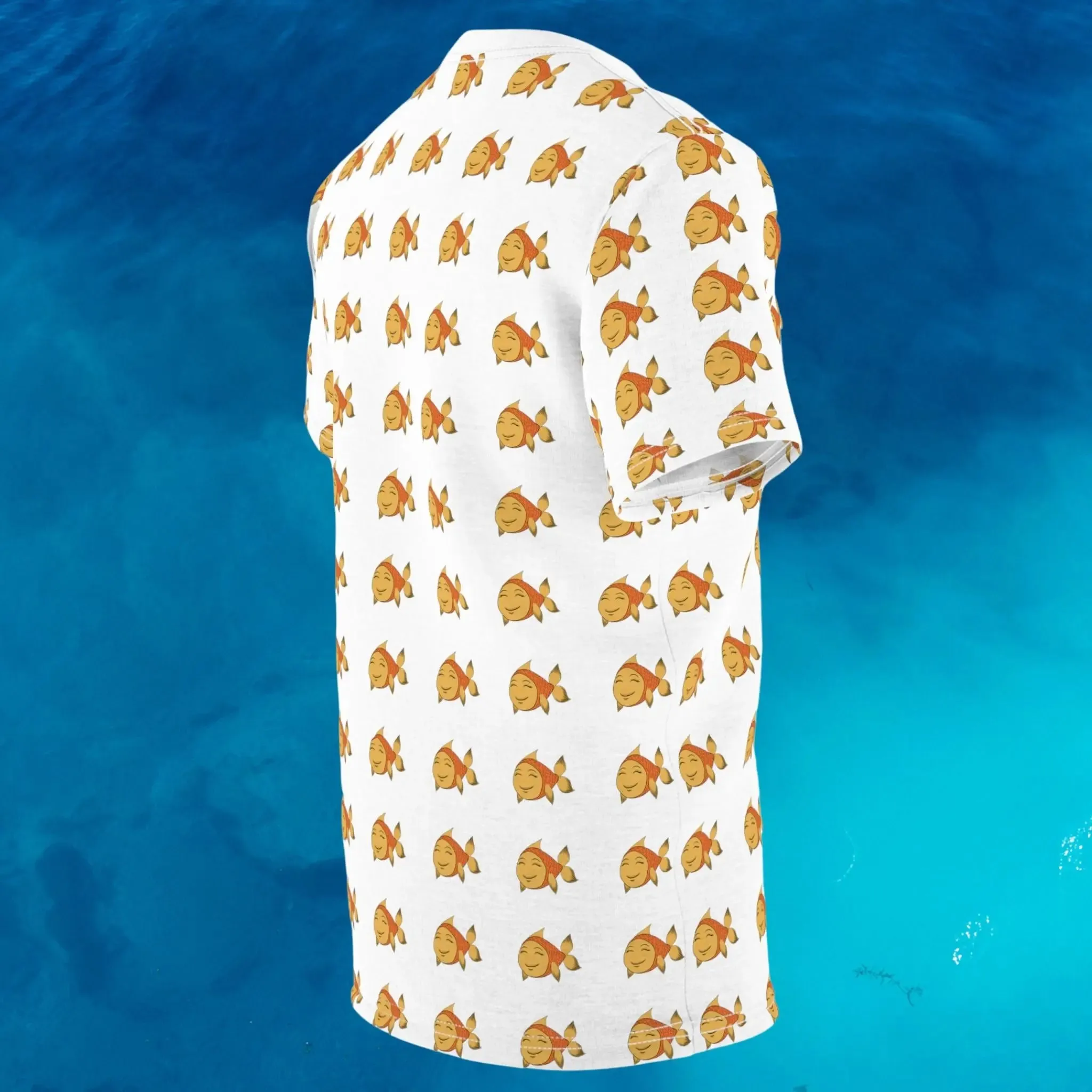 Happy Goldfish All-Over Print T-Shirt