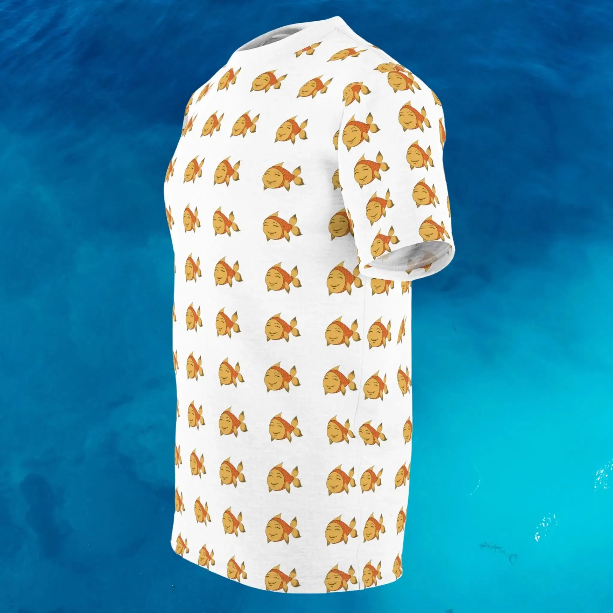 Happy Goldfish All-Over Print T-Shirt