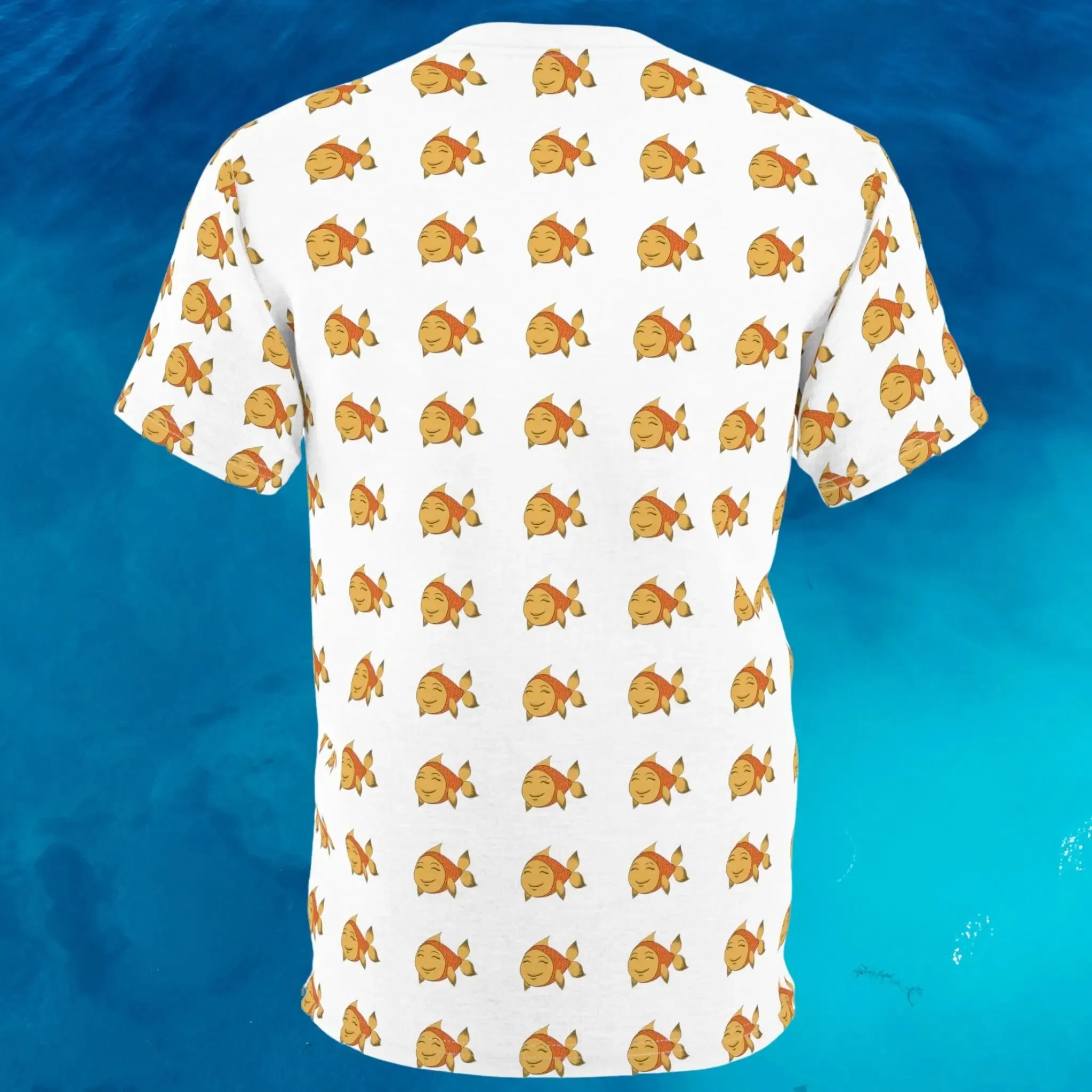 Happy Goldfish All-Over Print T-Shirt