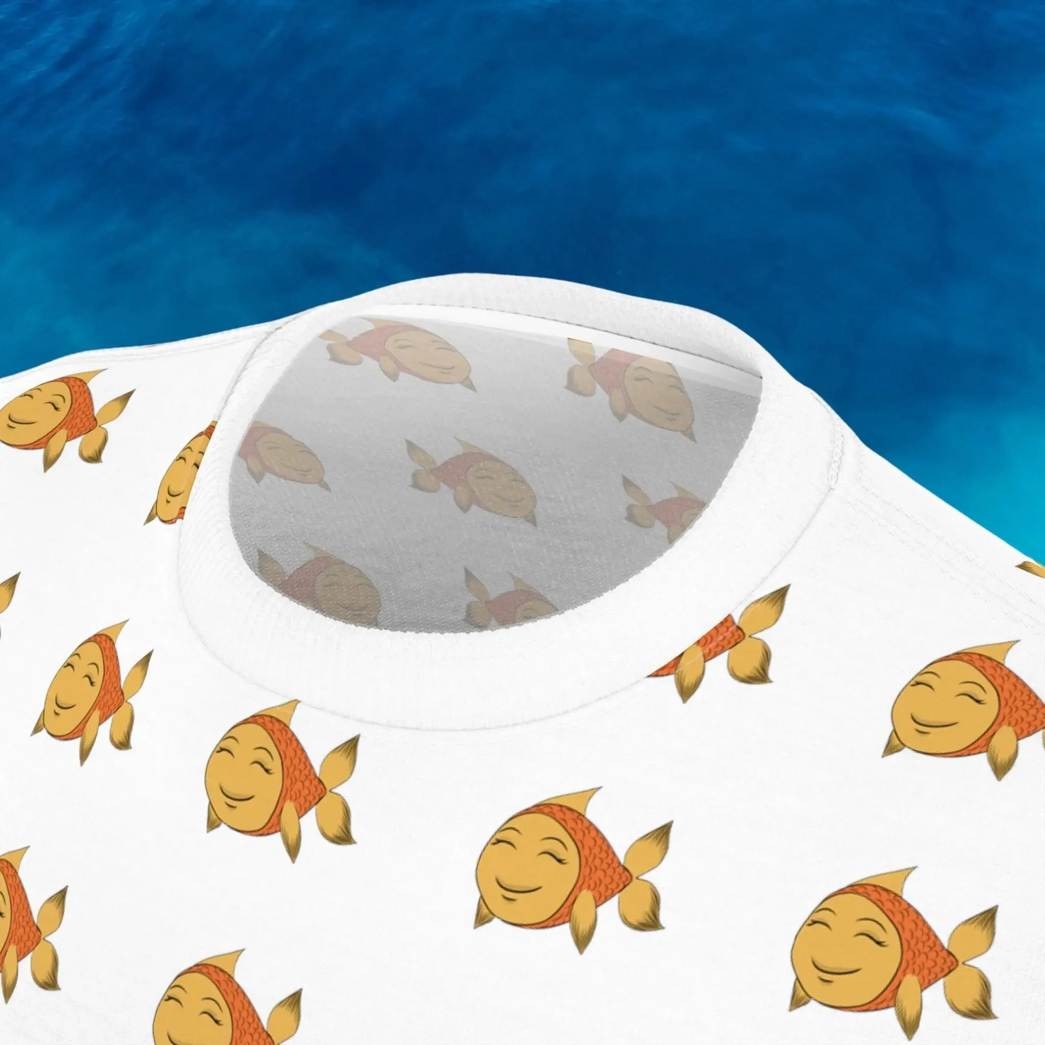 Happy Goldfish All-Over Print T-Shirt