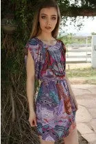 JILL - AZTEC PRINT DRESS