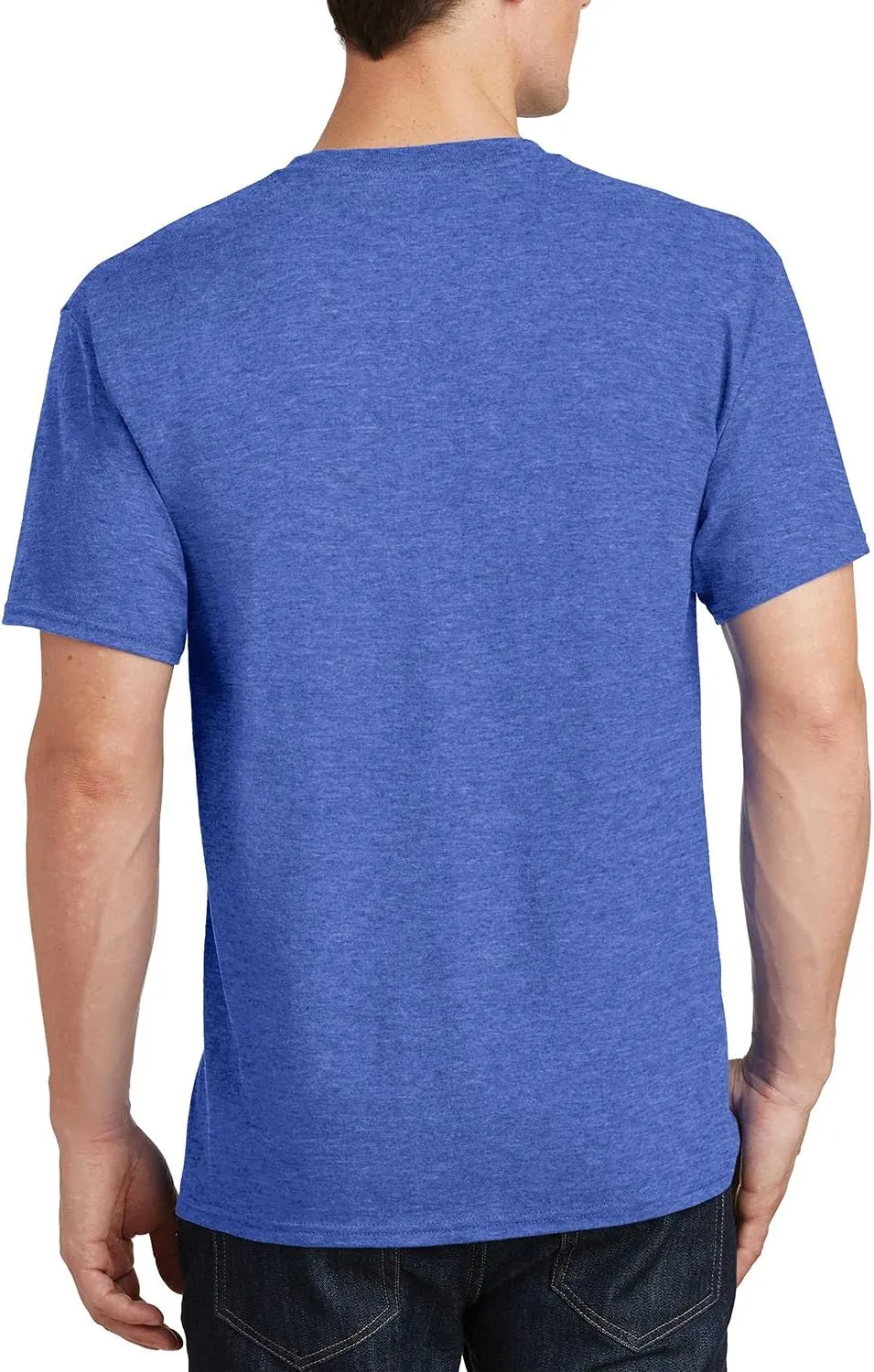 JustBlanks Mens 100% Cotton T-Shirt for Men Short Sleeves Men's t-Shirt Crew T-Shirt Crewneck Tee