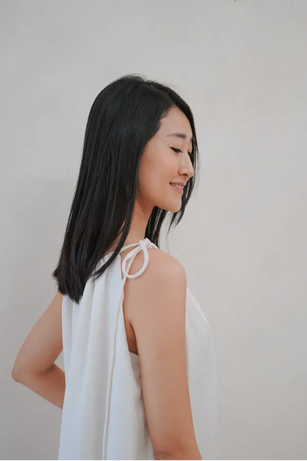 Kinship Halter Maxi Dress - Ivory White