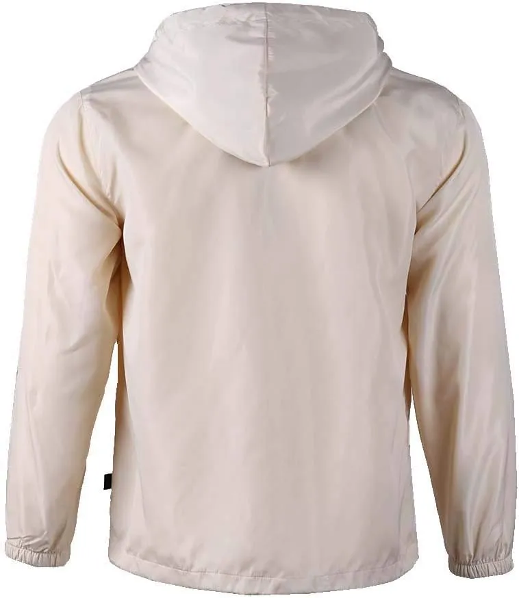 Lightweight Men's Windbreaker - Breathable Hooded Jacket for Outdoors & Commutes