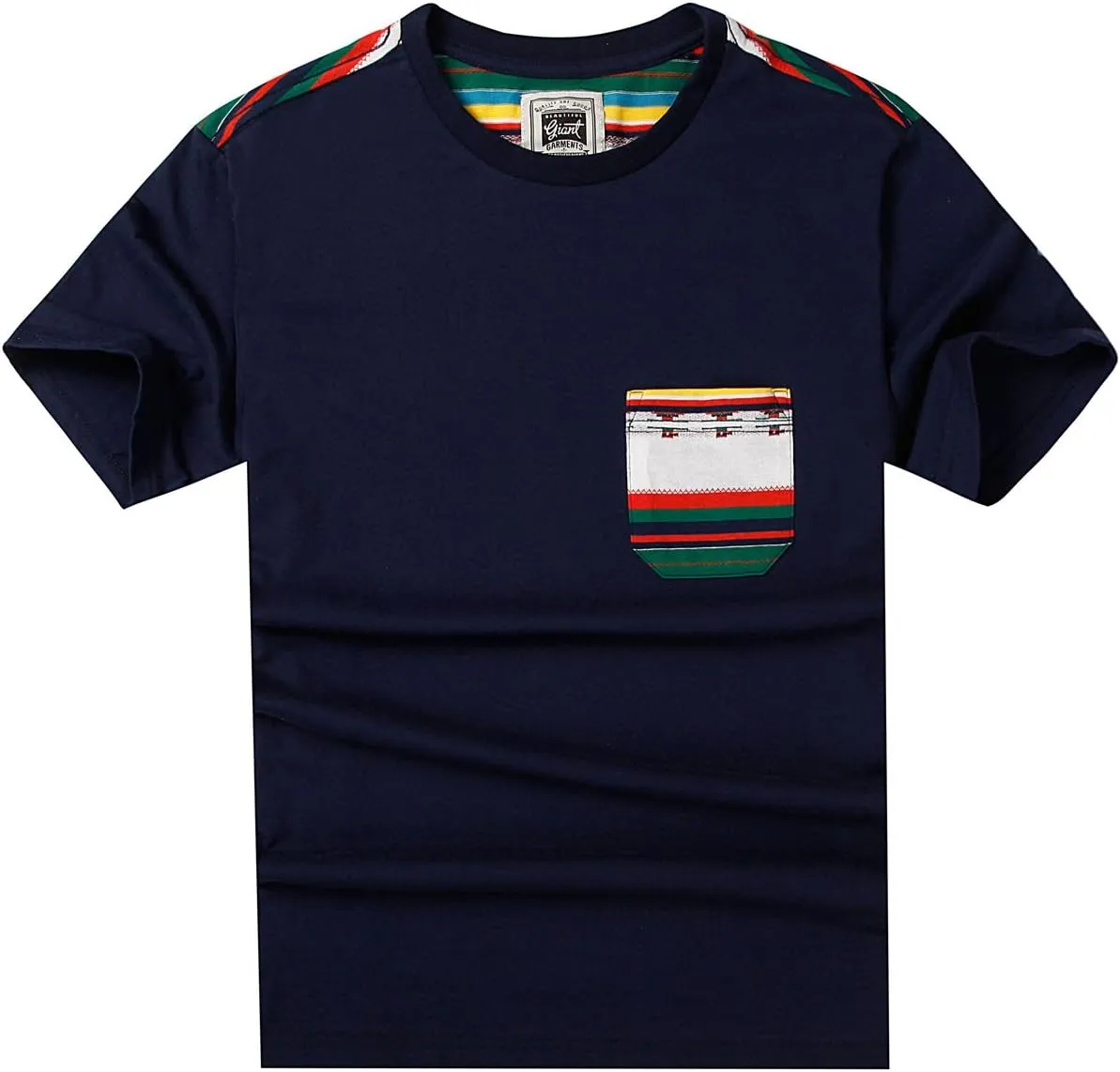 Men's Casual T-Shirt with Chest Pocket - Soft, Breathable, Slim Fit Tee for Everyday Wear