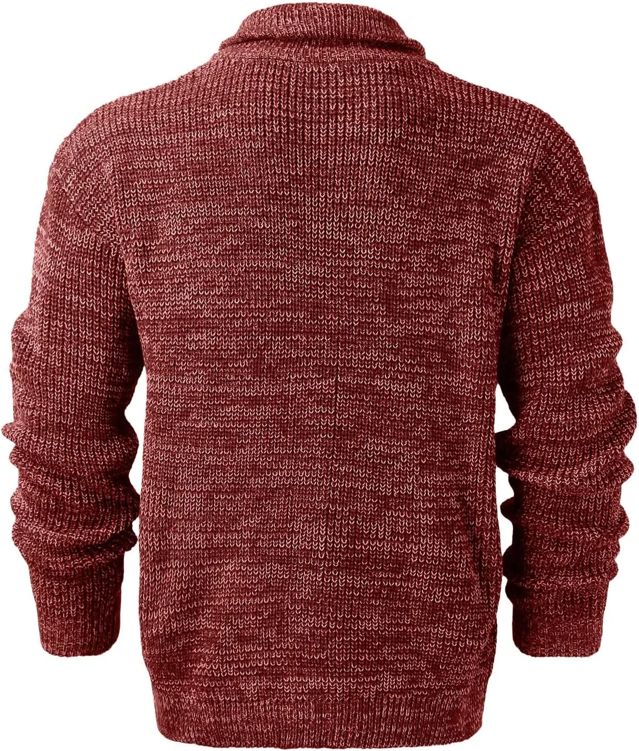 Mens Knit Cardigan Casual Loose Fit Fall Winter Coat Shawl Collar Button Down Long Sleeve Soft Warm Sweaters