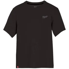 Milwaukee Black Hybrid Short Sleeve T-Shirt - Medium 4932492964