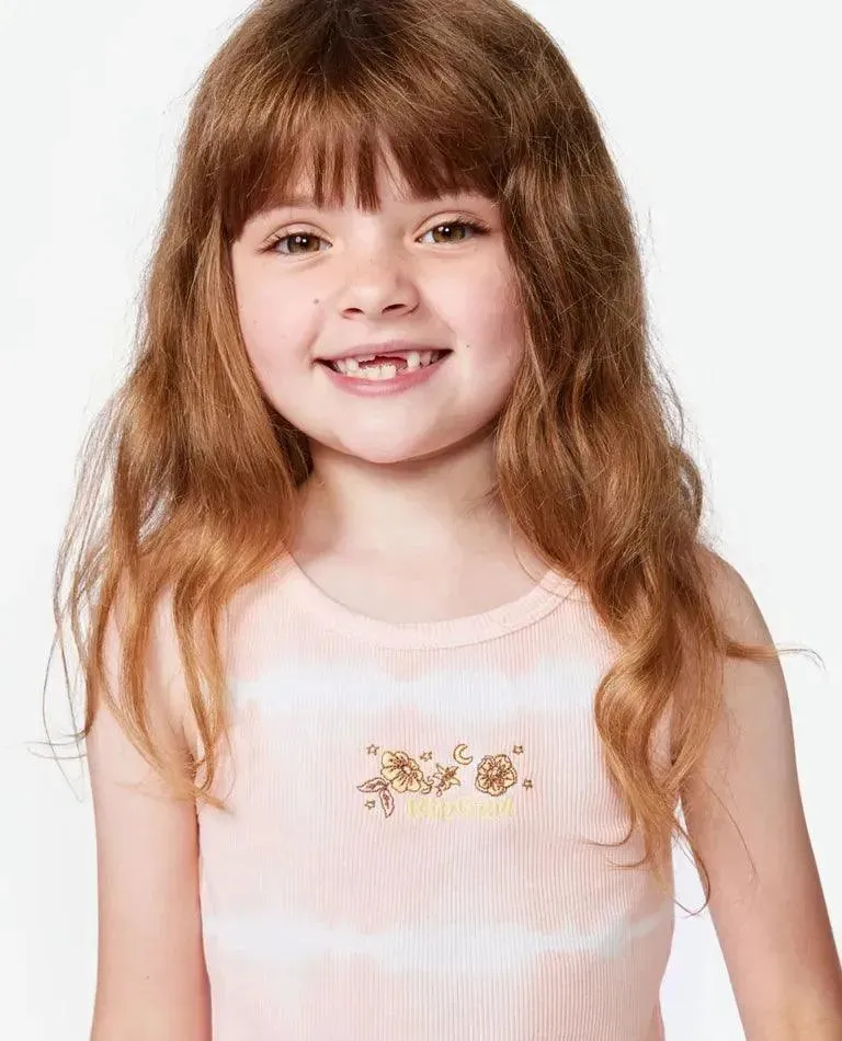 Moonflower Tie Dye Tank - Girls (1-8 Years)