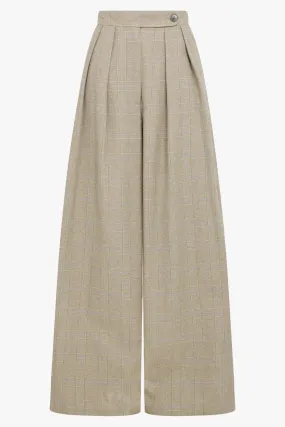 Oversized Wide Leg Pant | Green