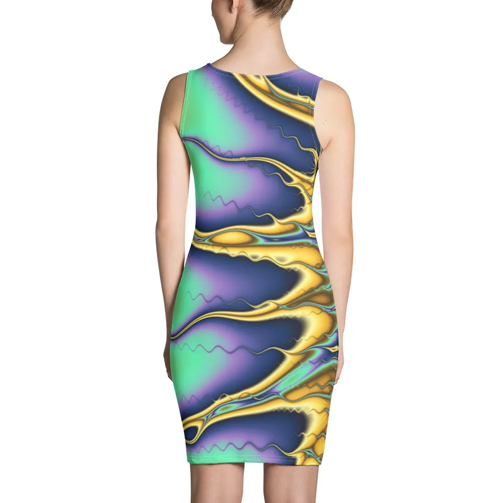 "Blazing Sun" Collection - Bright Colors Mini Dress