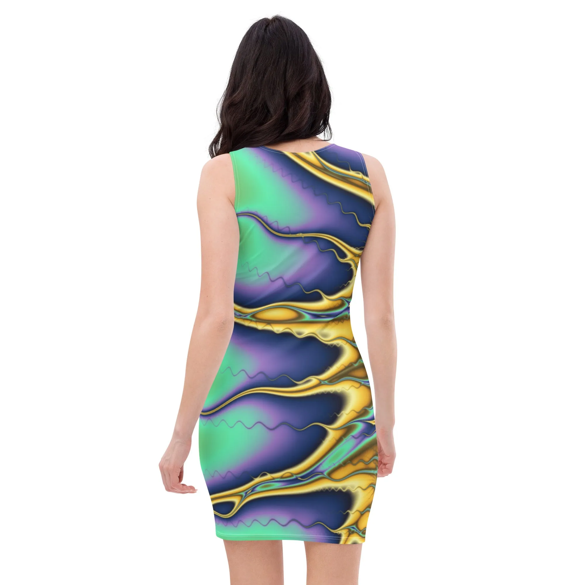 "Blazing Sun" Collection - Bright Colors Mini Dress