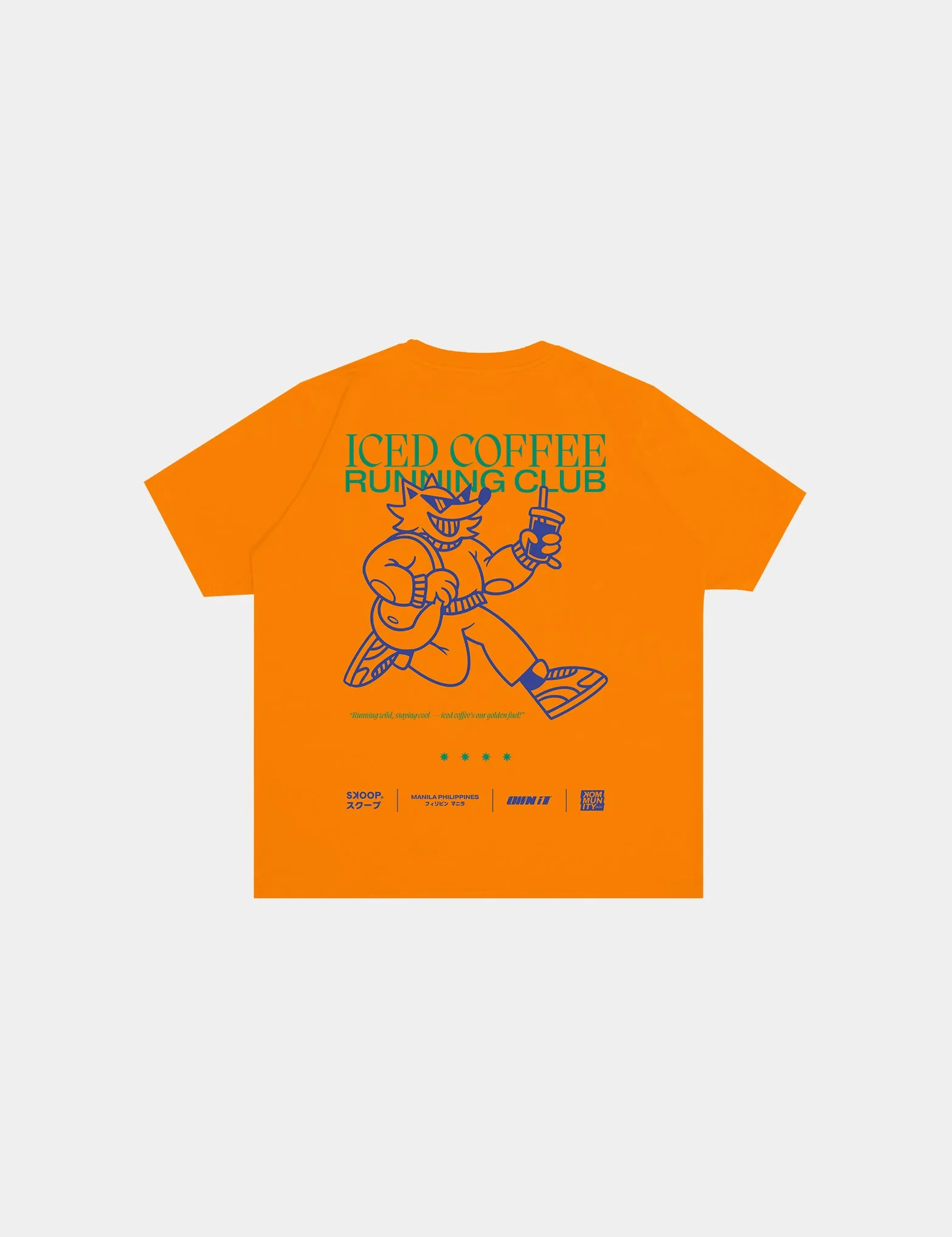 SKOOP® Coffee First Crewneck Shirt Cyber Yellow
