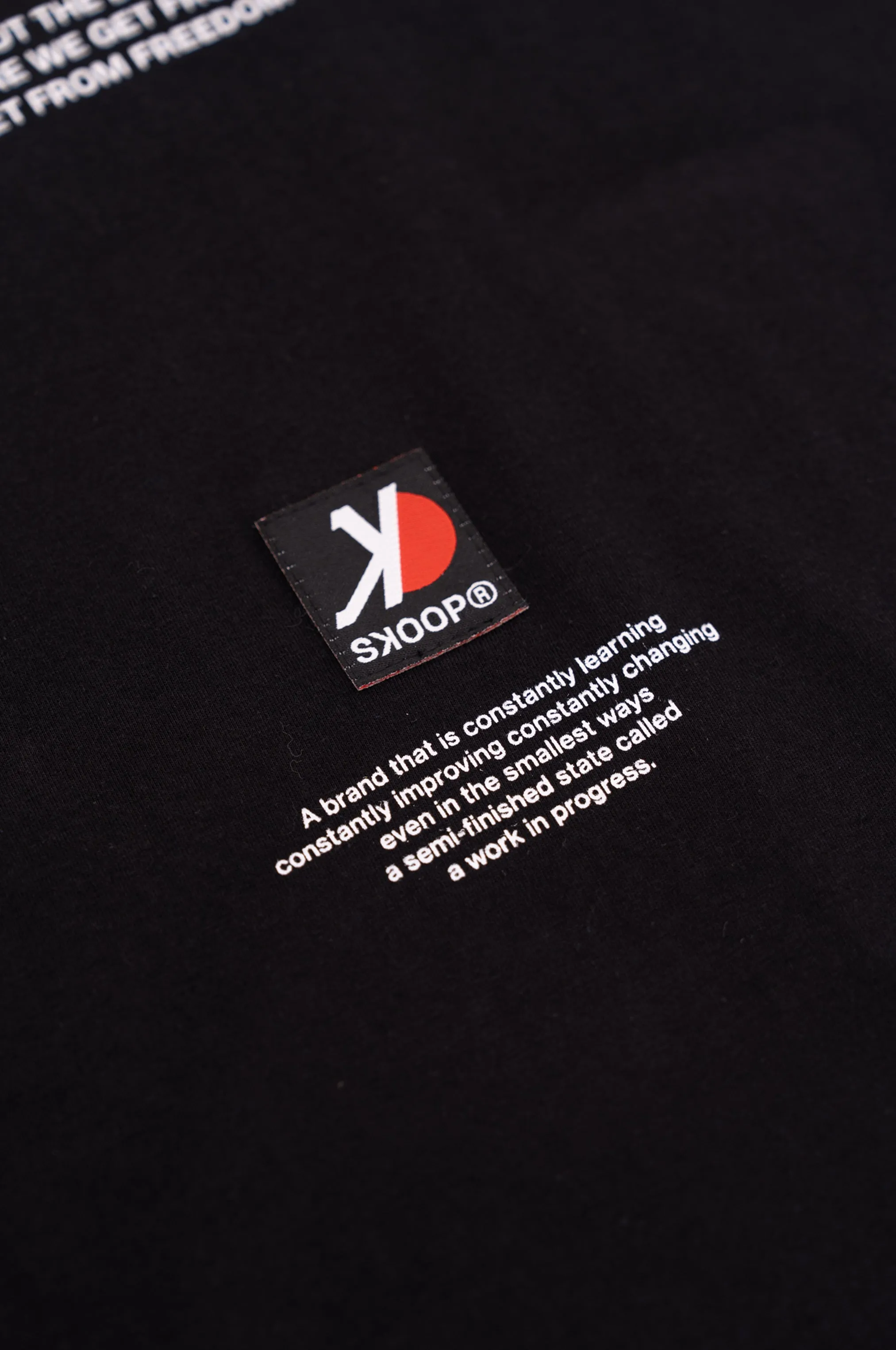 SKOOP® Crewneck Shirt Cloud Dancer Black