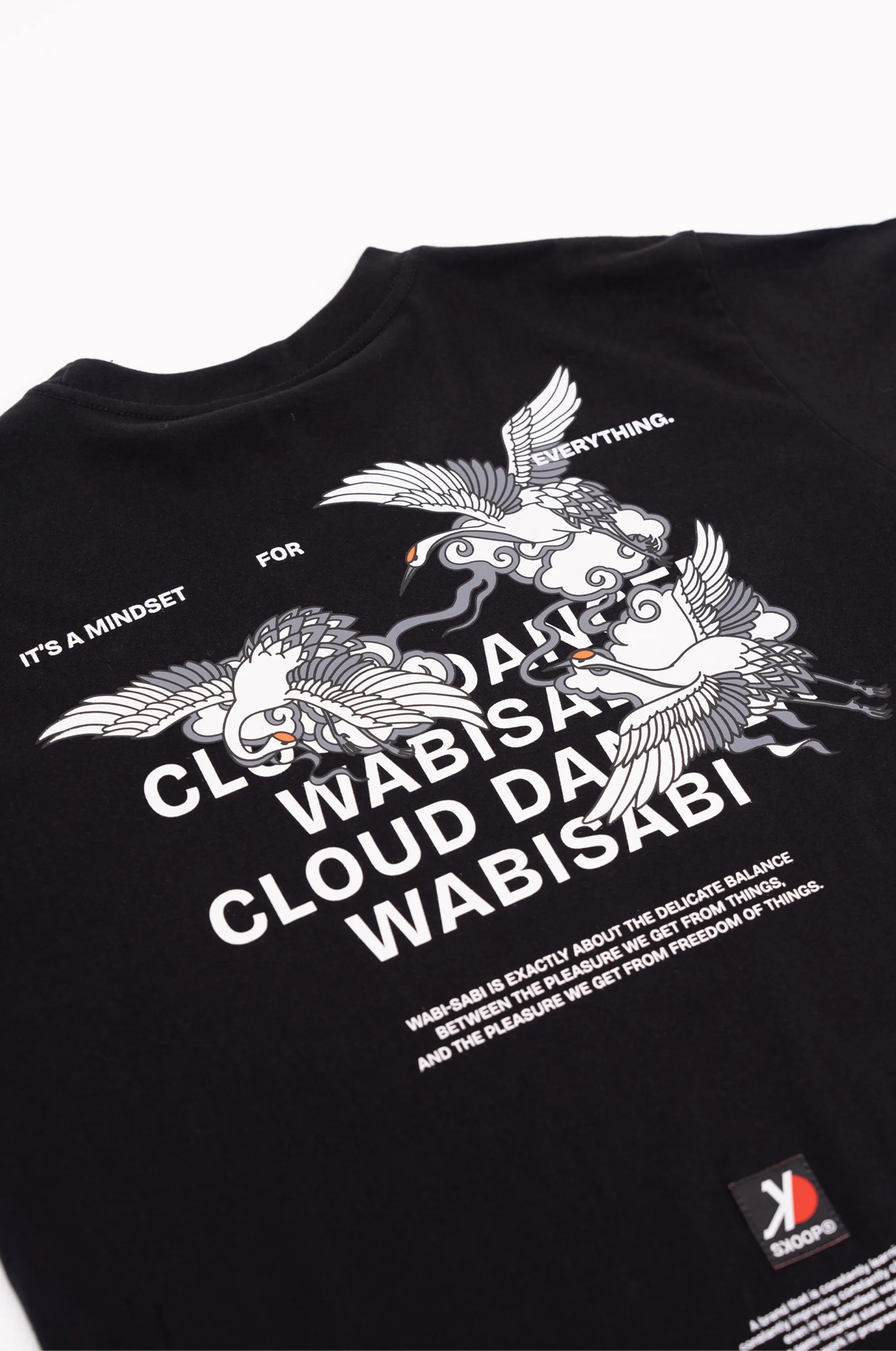 SKOOP® Crewneck Shirt Cloud Dancer Black
