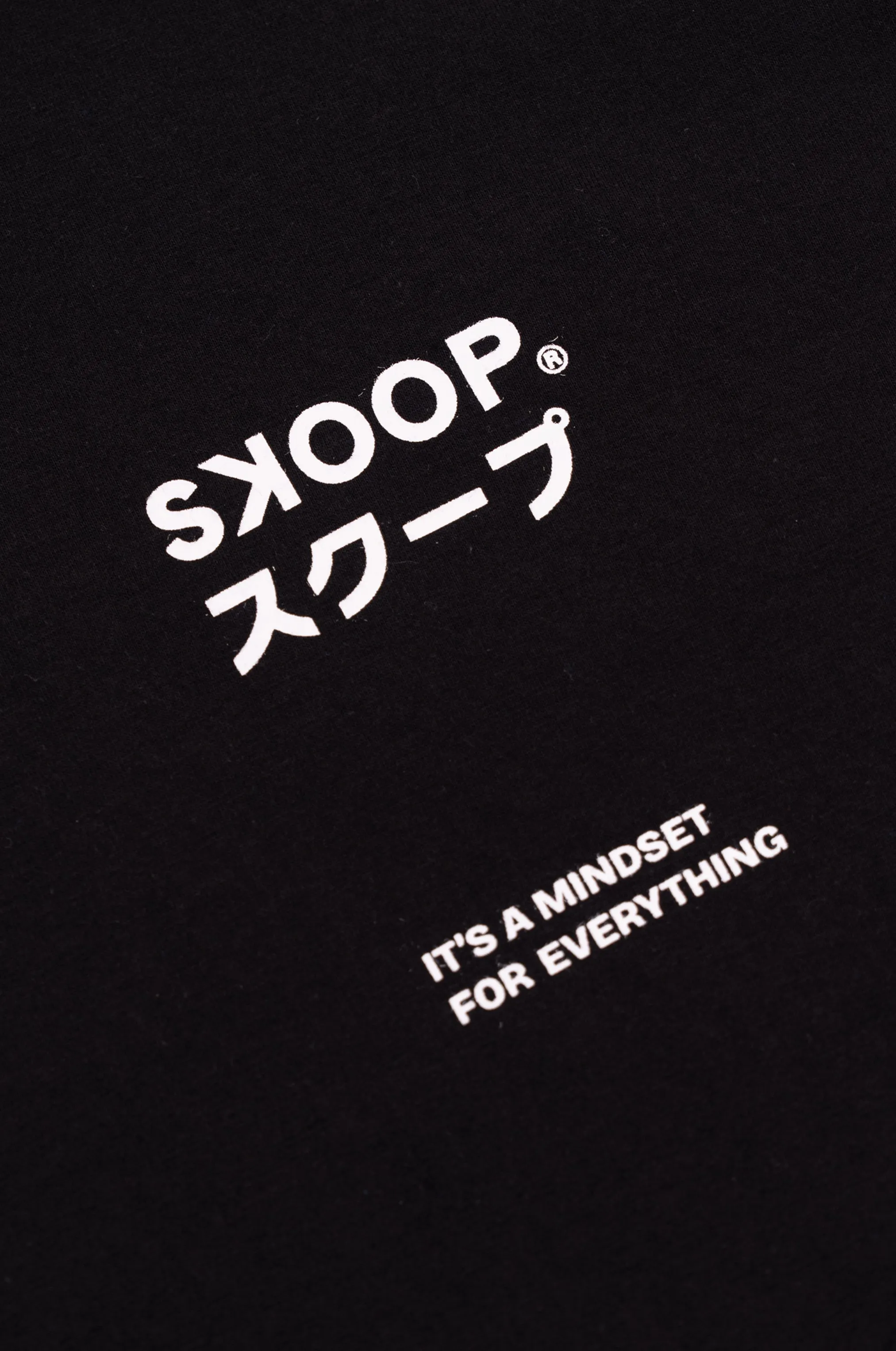 SKOOP® Crewneck Shirt Cloud Dancer Black