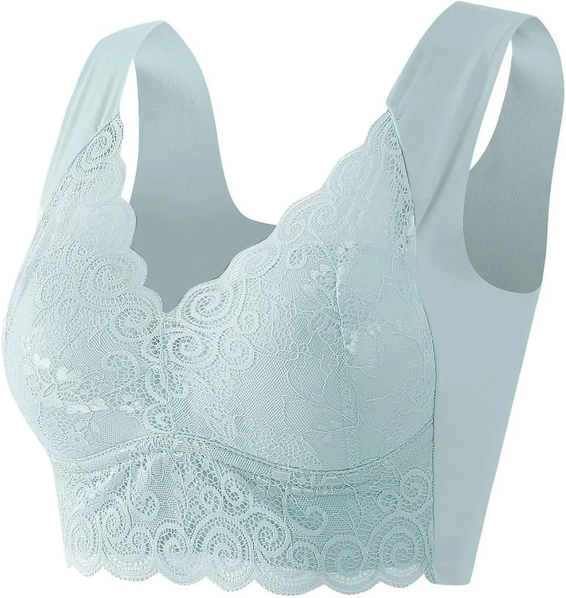 Sports Bras for Women Comfortable Adjustable Straps Athletic Running Workout Wirefree Bras Padded Crop Tops Bra