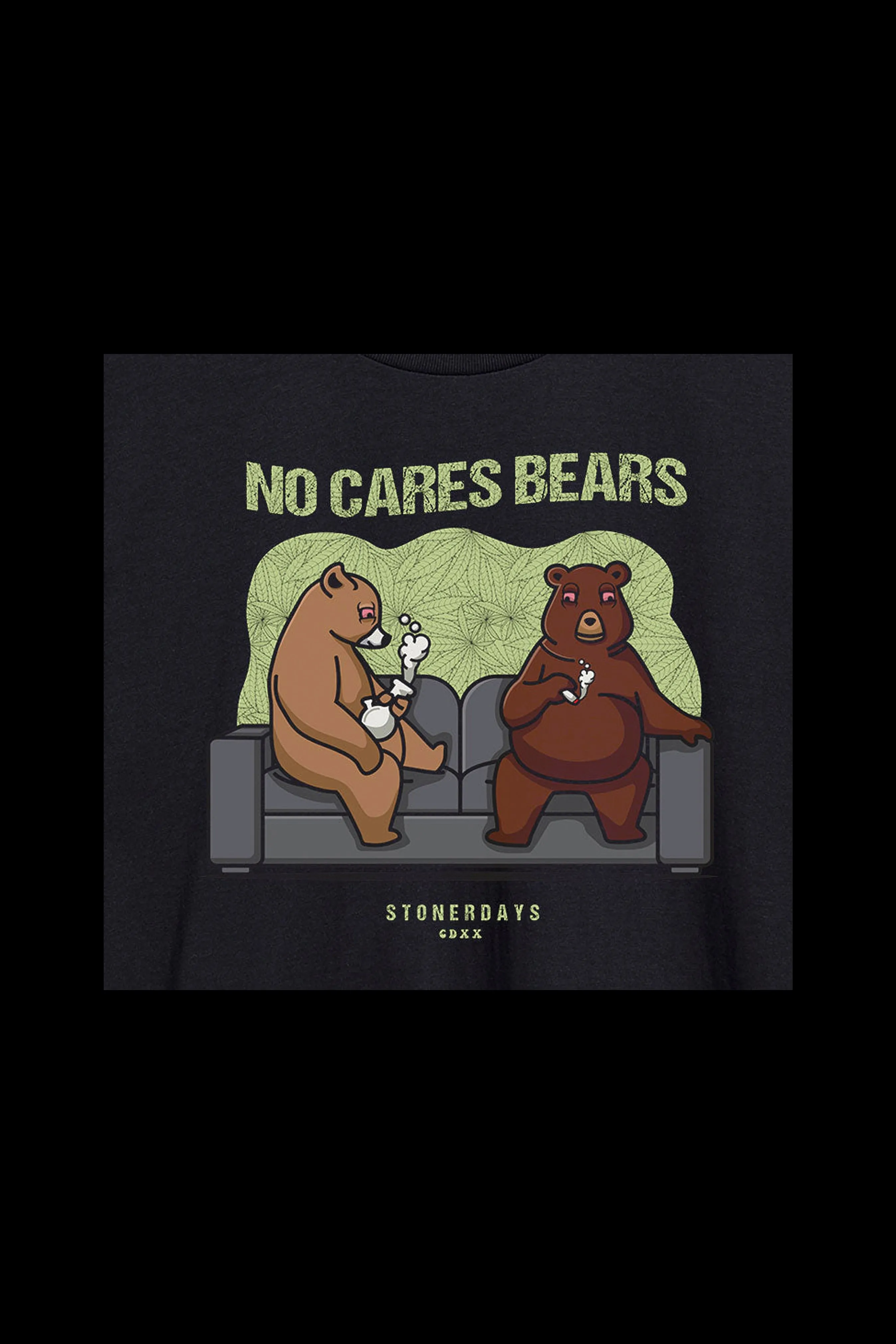 Stonerdays No Cares Bears Racerback Tank Top