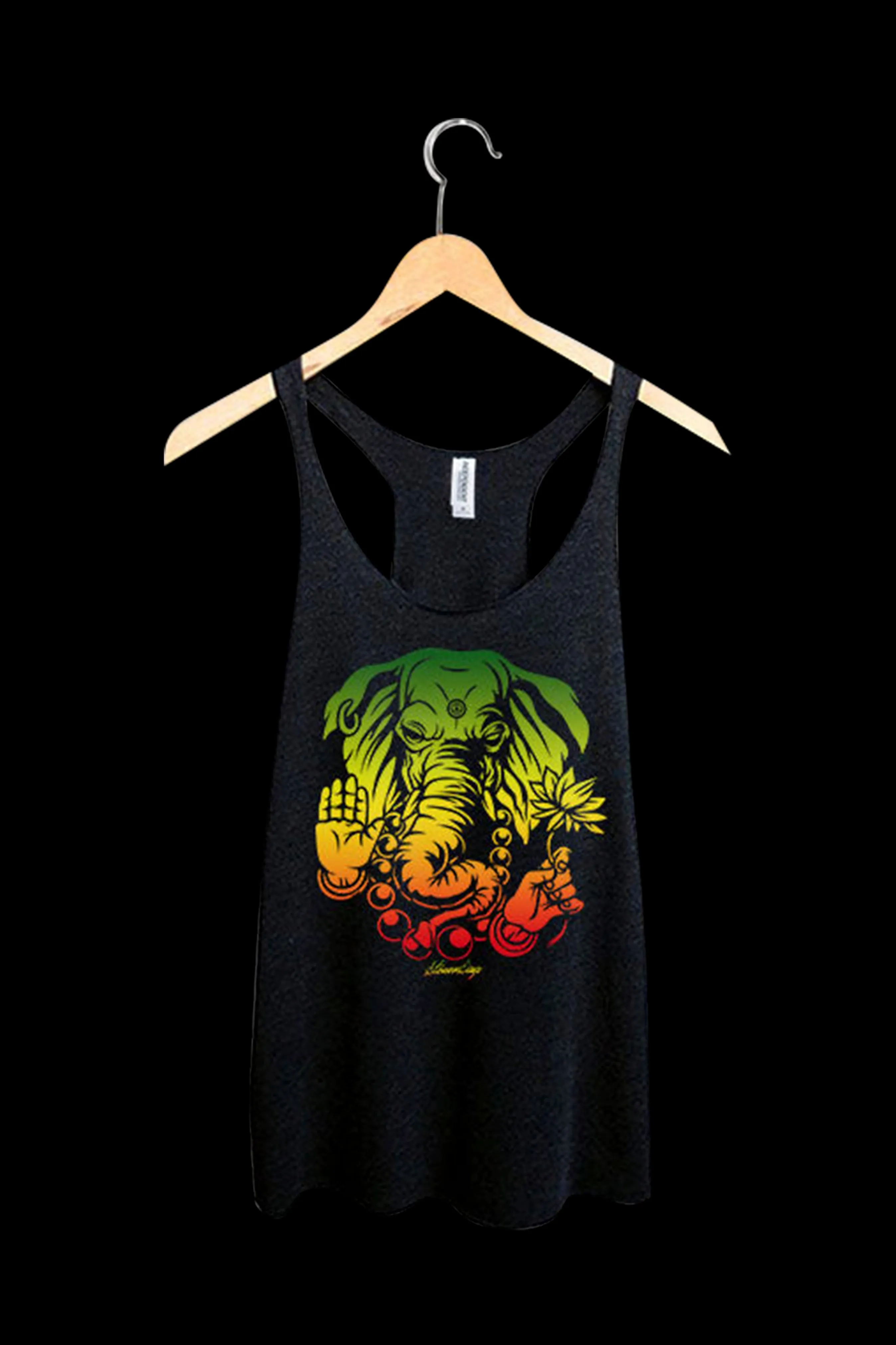 StonerDays Sacred Elephant Racerback Tank Top