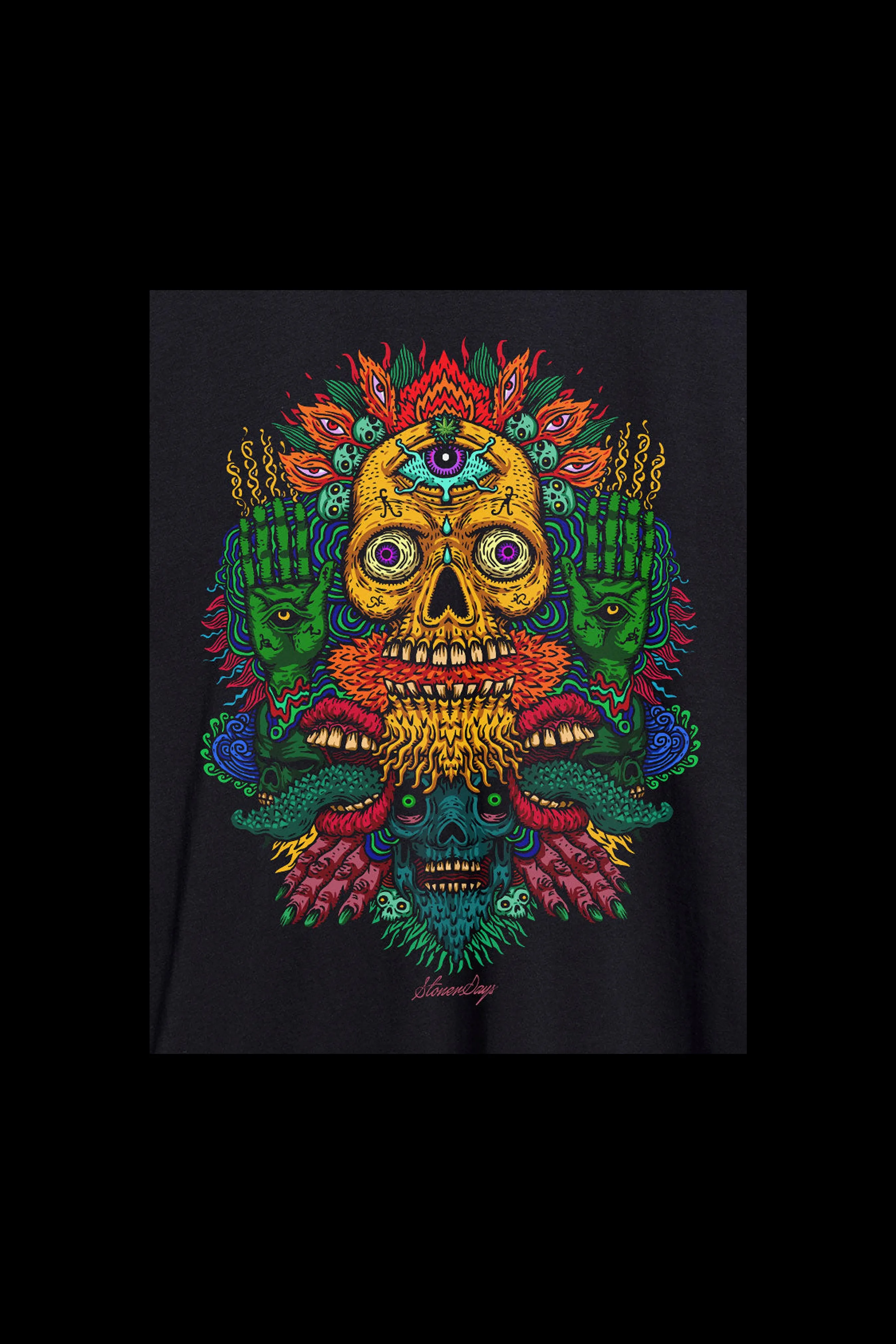 StonerDays Voodoo Mary Janes Spell Racerback Tank Top