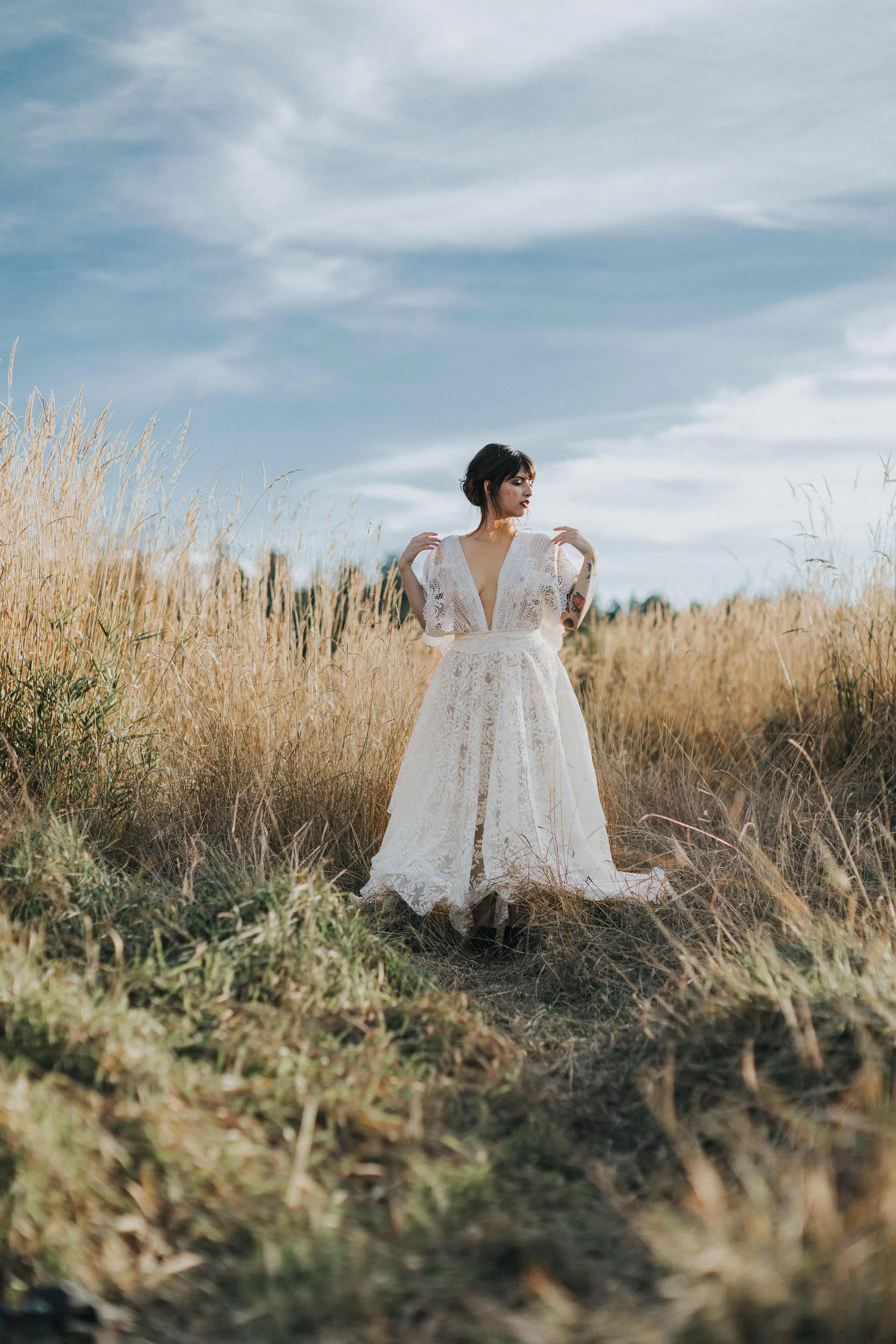 The When Love Walks In Dress available in any size and various lace types