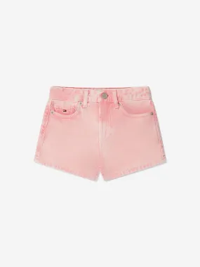 Tommy Hilfiger Girls Recycled Cotton Denim Shorts