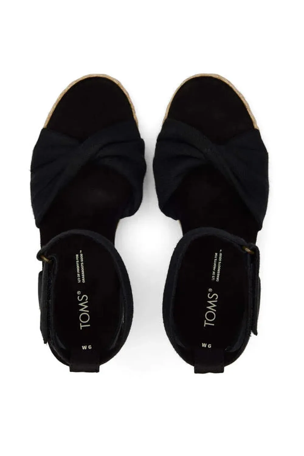 TOMS: Marisela Wedge Sandal - Black