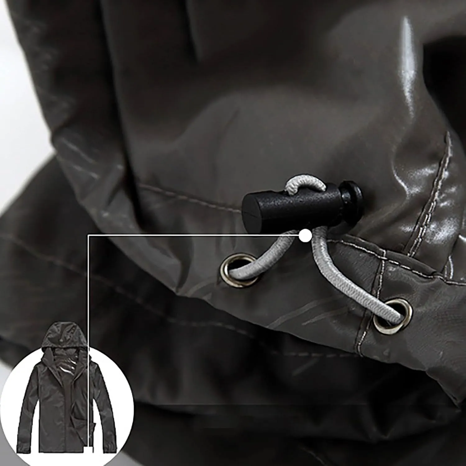 Unisex UPF 50  Sun Protection Jacket Ultra Light Thin Breathable Packable Outdoor Jacket Hoodie Waterproof Rain Coat