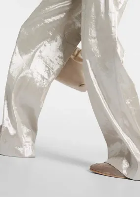 Wide Lame Party Pants
