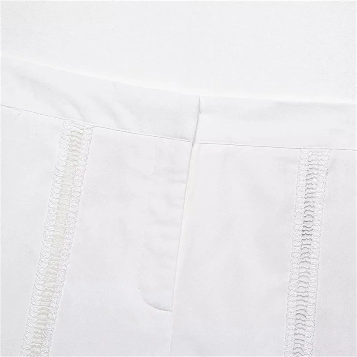 Women Fashion Lace Hem Front Zipper A-Line Mini Skirts Vintage High Waist Chic Mini Shorts Skirts