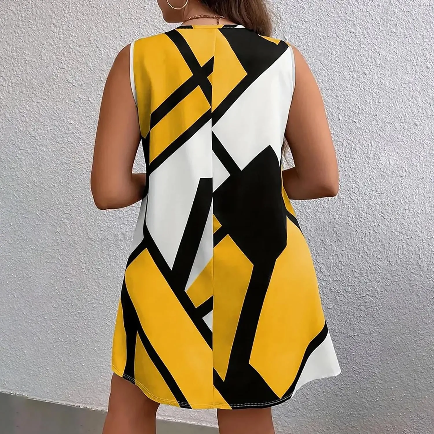 Women's 2025 Maxi Dress Elegant Plus Size Sleeveless Waist Slimming Dress Flowy Beach Maxi Dresses Beach Travel Dress