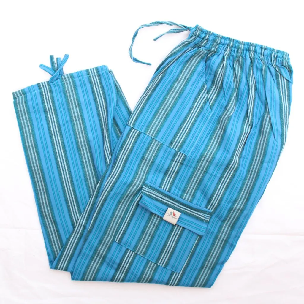 (XL) Whiteish Grayish Blue Lounge Pants 0160